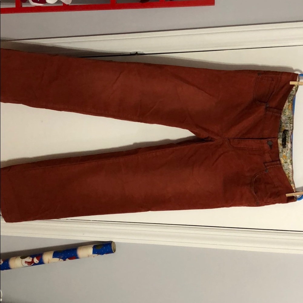 Prana size 12 burnt orange Corduroy pants.